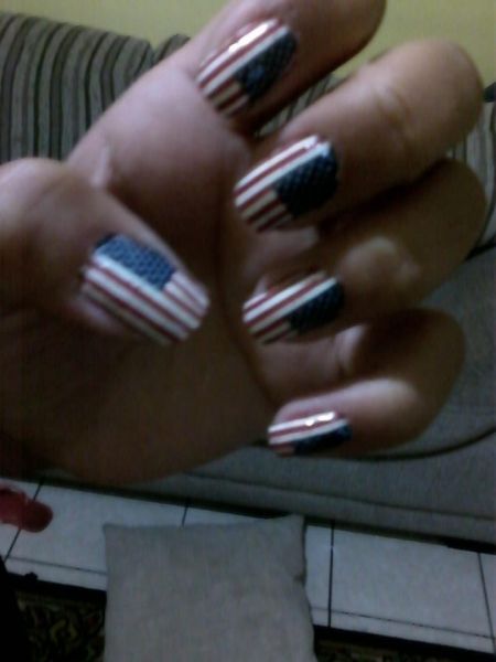 Aplicado nas Unhas