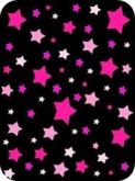 Estrelas Rosa com fundo Preto